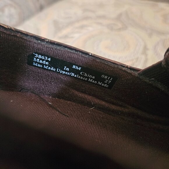 CLARKS Bendables Women's 8M Brown Croc Embossed Slip-On Loafers - Picture 9 of 10